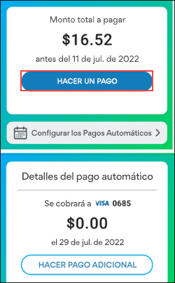 imagen del botón Hacer un pago de la app Cox 